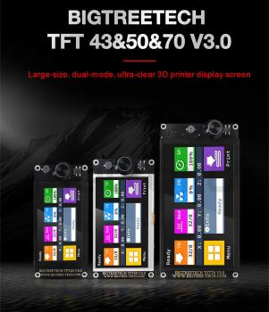 Bigtreetech TFT43 / TFT50 / TFT70 großes display für SKR 1.4 Turbo, SKR PRO etc.